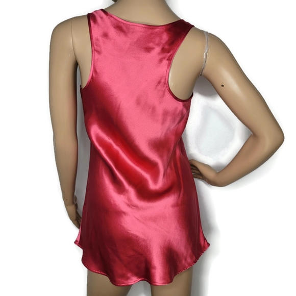 Reiss silk red pink nighty tank top size 0. Luxurious beautiful comfortable. - Picture 4 of 7